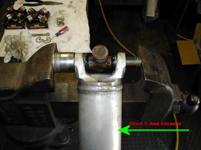 Pressing out U-Joint